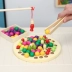 Trẻ em học cách nhận lừa đảo lịch trình đồng hồ kỹ thuật số đầy màu sắc kẹp đồ chơi giáo dục nhận thức hạt đậu gỗ 2 năm Đồ chơi bằng gỗ