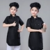 Trẻ em của đầu bếp trang phục chàng trai và cô gái tạp dề đầu bếp chuyên nghiệp quần áo làm việc trẻ em chơi đầu bếp nhỏ hiển thị trang phục