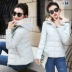2018 mùa đông mới áo phụ nữ ngắn Hàn Quốc phiên bản của mỏng xuống bông độn chống mùa bông áo khoác sinh viên áo khoác dày áo phao nữ hàng hiệu Bông