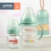 Bình sữa thủy tinh cho bé sơ sinh Bộ bình thủy tinh cho bé chính hãng có ống chống cháy nổ 0-3-6 tháng - Thức ăn-chai và các mặt hàng tương đối