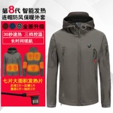 Зимняя удерживающая тепло альпинистская лыжная куртка, увеличенная толщина