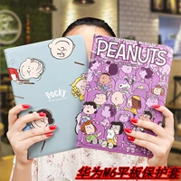 Подходит для Huawei M6 Plablet Speact Cover Cover Ins Snile Snoopy 10.8 -Inch Matepad Pro Силиконовая оболочка 8.4 Магнитная всасывание 10.1 Высокая энергия версия 10.4 Smart Dramnant All -Inclusize 9 Anti -Fall