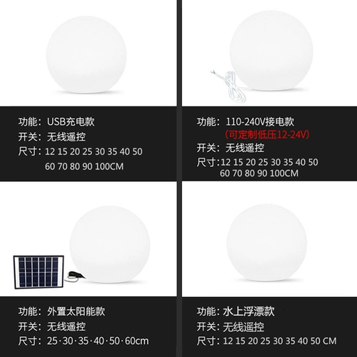 Светодиодная сферическая дорожная лампа для беседки, водонепроницаемые садовые фонари на солнечной энергии