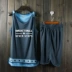 Double-sided quần áo bóng rổ phù hợp với nam giới hai mặt quần áo bóng rổ mùa hè thoáng khí đồng phục đội nhóm tùy chỉnh mua số lượng in ấn Bóng rổ