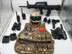 18 lính nhỏ lực lượng đặc biệt ngụy trang vest quần áo COS thiết bị trẻ em đồ chơi điện gun set món quà sinh nhật Súng đồ chơi trẻ em