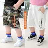 Камуфляжные штаны для мальчиков, детская летняя одежда, в западном стиле