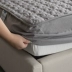Chất liệu cotton nguyên chất không thấm nước trải giường Tấm trải giường đơn chống tiểu tiện thoáng khí chống trượt Simmons bọc nệm 1,8m - Trang bị Covers