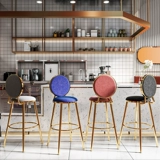 Бар Стул Бар Высокий стул Стул Домохозяйство Light Luxury Modern Минималистская настольная стойка на стойке фронта кассир кресло -стул Высокий стул высокий