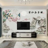 Sansui, настенное украшение для гостиной, обои, китайский стиль, 3D