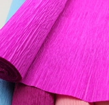 Бесплатная доставка рулона/толстая морщинка/бумага ручной работы ручной работы/розовая бумага/упаковка цветов складная морщинка бумага