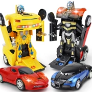 Xe điện không từ xa đua xe ô tô Hornet robot tự động biến áp 5 xe đồ chơi trẻ em