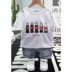 Lai Fulai 2019 hè mới quần áo trẻ em Hàn Quốc ngắn tay cotton bé trai áo thun cotton 99663 - Áo thun đồ trẻ em Áo thun