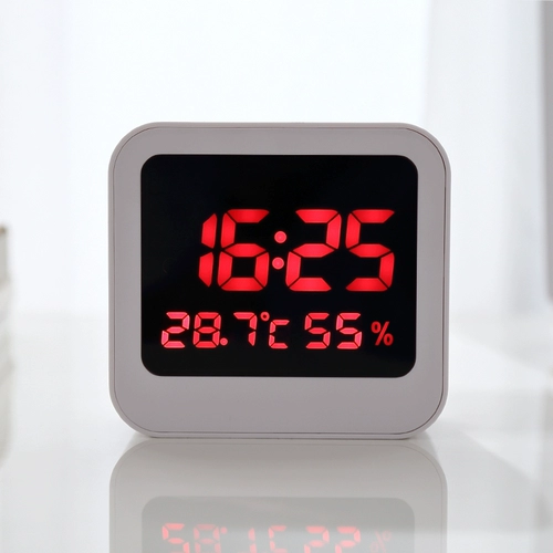 Детские электронные часы для школьников для кровати, светящийся термометр, простой и элегантный дизайн