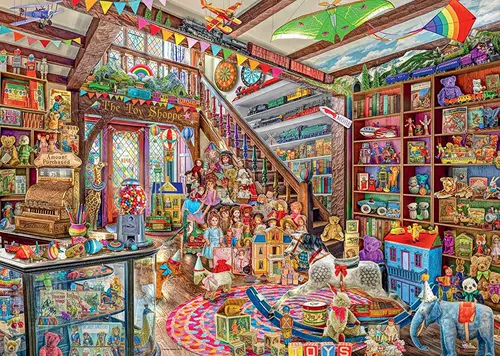 [Новое место продукта] Midnight Library Store Store Импортированная головоломка 1000 штук Ravensburger