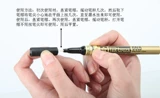 Японская кисть, хайлайтер, белая серебряная цифровая ручка, цветочное масло