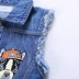 Trẻ em denim vest cậu bé mùa xuân và mùa thu mỏng nam bé 1-2-3 tuổi 4 thủy triều 2018 áo mùa xuân vest bên ngoài mặc