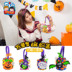 Halloween DIYEVA giỏ đan Mei Ke mẫu giáo trẻ em giỏ dệt sáng tạo DIY gói vật liệu thủ công tự làm đồ chơi cho bé Handmade / Creative DIY