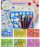 Детский универсальный художественный шаблон для детского сада для школьников, линейка, граффити
