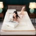 Nhíp giường dày gấp đôi đơn 1,2 m nệm ký túc xá sinh viên 1,5 1,8 m pad có thể thu gọn
