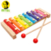 Trẻ em tay gõ tám tông màu đàn piano 1-3 tuổi bé đồ chơi âm nhạc nhỏ xylophone trẻ sơ sinh bộ gõ chuyên nghiệp Đồ chơi âm nhạc / nhạc cụ Chirldren