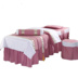 pháp trị liệu massage Beauty bedspread bedspread Hàn Quốc gia đình bốn gia đình châu Âu bốn có thể in logo dầu gội bedspread in - Trang bị tấm mẫu ga trải giường spa Trang bị tấm