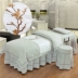 Đặc biệt cung cấp beauty salon giường ren bìa giường massage vẻ đẹp massage giường khử trùng SPA bốn mảnh thiết lập có thể được tùy chỉnh drap giường spa Trang bị tấm
