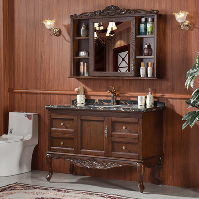 gương lavabo đẹp Tủ phòng tắm Mỹ sàn nhà -Tủ phòng tắm màu đỏ rầm tủ gương trong phòng tắm tu guong lavabo 