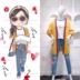 Nhà hàng Trung Quốc 2 Zhao Wei với phiên bản Hàn Quốc của chiếc áo đan len màu vàng trong chiếc áo len dài lỏng áo mùa thu phụ nữ mới mẫu áo len nữ đẹp 2021 Áo len