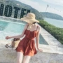 Đồ bơi cổ điển thành phố Xiêm váy gợi cảm mùa xuân nóng bỏng Hàn Quốc che bụng bảo thủ mỏng ngực nhỏ tụ tập bên bờ biển - Bộ đồ bơi One Piece đồ bơi 1 mảnh kín đáo