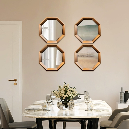 Классическое скандинавское украшение для гостиной, зеркало, в американском стиле