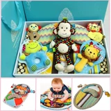 Музыкальный игровой коврик для младенца для спортзала, матрас для ползания, игрушка, подарочная коробка, комплект, 0-1 лет