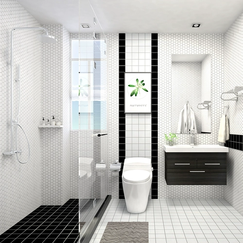 Гексагональная гексагональная керамическая мозаичная плитка в северной кухне кухня ванная комната ванная комната для ванной.