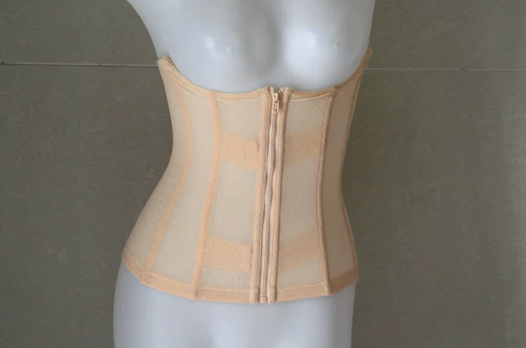 Đai nịt bụng Timinoya giảm corset sau sinh, đai thun co giãn thoáng khí, corset dây kéo dày dặn cho phụ nữ - Đai giảm béo