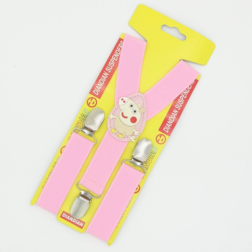 Детский розовый комбинезон, нескользящие подтяжки подходит для мужчин и женщин, регулируемые штаны