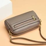 Маленькая сумка клатч, бумажник с молнией, вместительный и большой мобильный телефон, кошелек, сумка через плечо, сумка для телефона, коллекция 2023