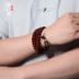 Fidelity hoang dã 2.0 Ấn Độ đầy đủ Venus Leaflet Rosewood cũ tay vòng đeo tay mật độ cao hạt vòng đeo tay 108 Mân Côi Vòng đeo tay Clasp