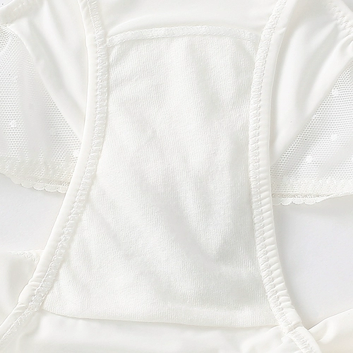 Милое кружевное шелковое нижнее белье, штаны, с акцентом на бедрах, платина 09498 пробы