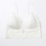 Милый кружевной ультратонкий бюстгальтер без косточек, тонкое нижнее белье, комплект