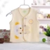 Bé vest vest cotton mùa xuân và mùa thu phần mỏng single layer vest vai trẻ sơ sinh boy baby girl vest sơ sinh