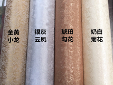 Узорчатый шёлк 字画装裱材料高温带胶平纹凌布绫布带胶韩绫托胶锦绫熨斗裱画绫子