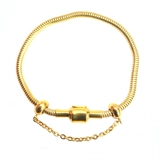 Стальная проволка, безопасный браслет с одной бусиной, фиксаторы в комплекте