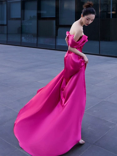 Вечернее платье, элегантный элитный топ без лямок, французский стиль