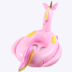 Nhẫn mới 2018 kỳ lân trẻ em cầm tay màu hồng dễ thương cho bé bơi vòng flamingo phao bơi người lớn Cao su nổi