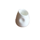 [10 БЕСПЛАТНАЯ ДОСТАВКА] Керамическая чистая белая мини -чашка относится к печатной молочной ложке чашки молока чашка медового соуса кофе кофе