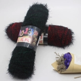 凤尾 Бархатный шерстяной шарф ручной работы, плетеный свитер, куртка