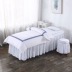 Đơn giản trắng thẩm mỹ viện đặc biệt giường bao gồm bốn bộ da- thân thiện với bông massage vật lý trị liệu khăn trải giường quilt bao gồm duy nhất mảnh cung cấp