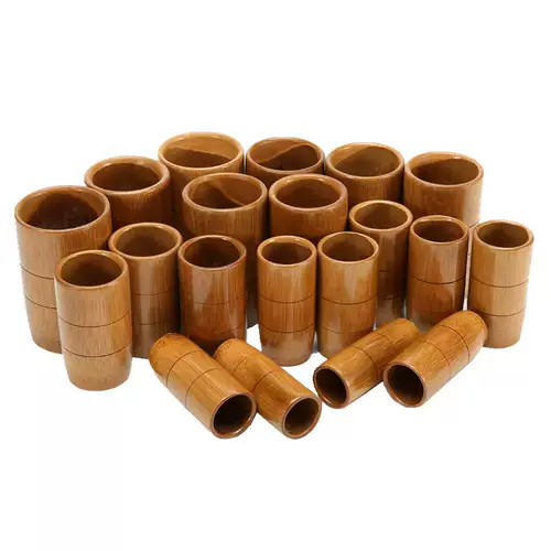 24 бамбуковые трубки и бамбуковая купирующая купирующая вакуумная купировка.