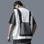 Guochao Nhật Bản đường phố đa túi dụng cụ vest chức năng vest chiến thuật áo không tay áo trẻ trung - Dệt kim Vest ao khoac len nam