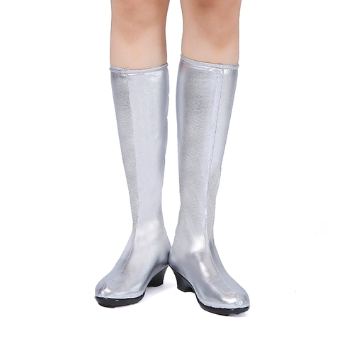 Этнические танцующие туфли подходит для мужчин и женщин, эластичная обувь, высокие сапоги, ботинки