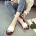 Một-slip dép nữ mùa hè 2018 new flat với non-slip thời trang Hàn Quốc dép ngoài trời và dép đơn giản giản dị giày bãi biển